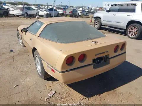 1G1AY0784E5107287 — 1984 Chevrolet Corvette, фото 3 с аукциона IAAI, Естественный износ