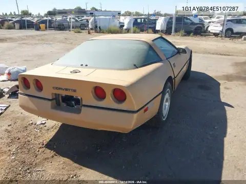 1G1AY0784E5107287 — 1984 Chevrolet Corvette, фото 4 с аукциона IAAI, Естественный износ