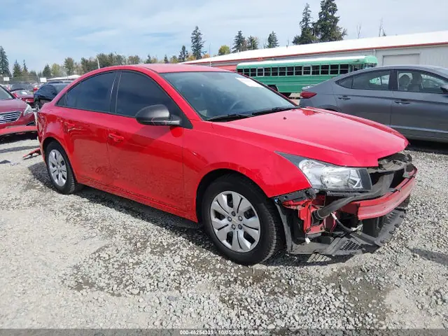 1G1PA5SH1E7229578 — 2014 Chevrolet Cruze LS Auto, Передняя часть (Front End), фото до ремонта