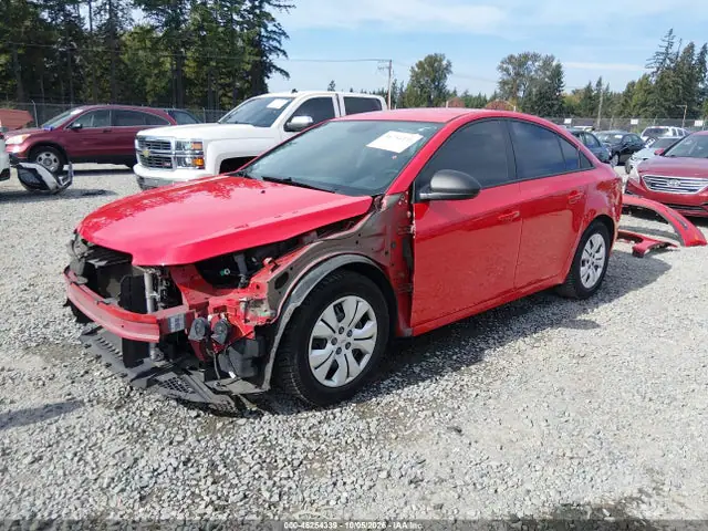 1G1PA5SH1E7229578 — 2014 Chevrolet Cruze LS Auto, фото 2 с аукциона IAAI 14.10.2026, Передняя часть
