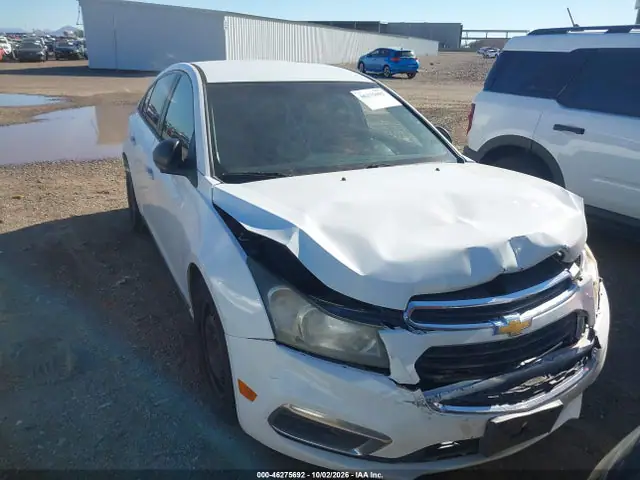 1G1PA5SG9F7278732 — 2015 Chevrolet Cruze LS Auto, Естественный износ (Normal Wear & Tear), фото до ремонта