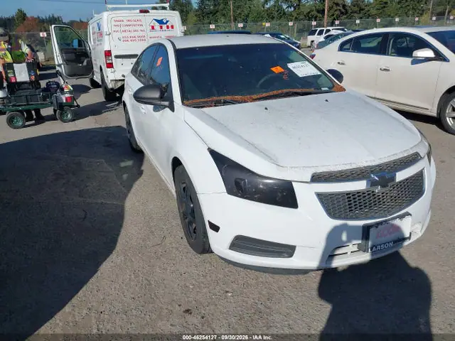 1G1PB5SG2E7212499 — 2014 Chevrolet Cruze LS Manual, Естественный износ (Normal Wear & Tear), фото до ремонта