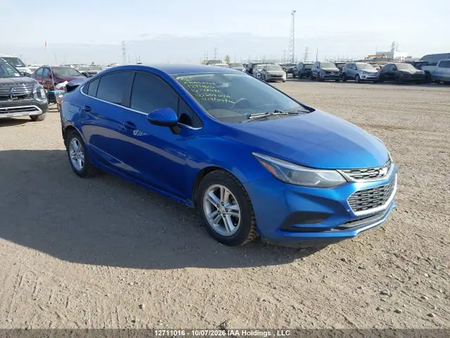 3G1BE5SMXGS602620 — 2016 Chevrolet Cruze LT Auto, Задняя часть (Rear), фото до ремонта