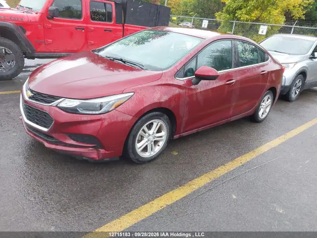 2016 Chevrolet Cruze Lt Auto VIN 1G1BE5SM0G7311560 фото 2