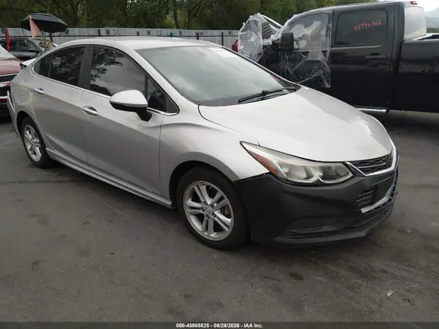 1G1BE5SM9H7222202 — 2017 Chevrolet Cruze LT Auto, Задняя часть (Rear), фото до ремонта
