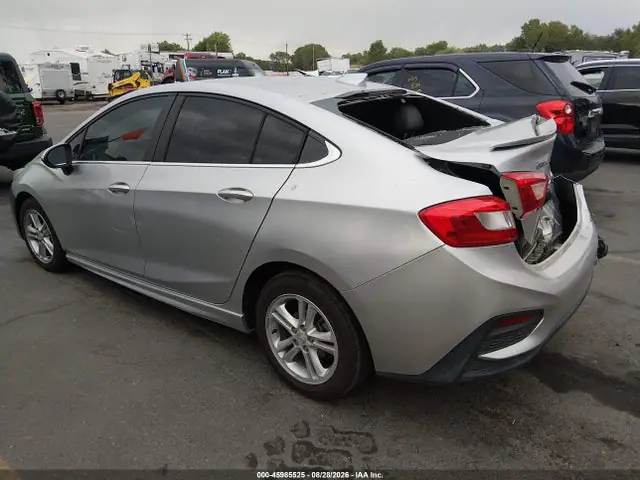 1G1BE5SM9H7222202 — 2017 Chevrolet Cruze LT Auto, фото 3 с аукциона IAAI 01.10.2026, Задняя часть