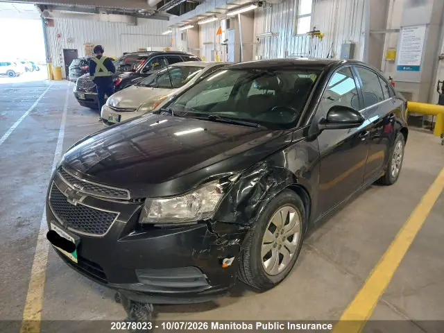 1G1PC5SB5E7431412 — 2014 Chevrolet Cruze LT Turbo, фото 2 с аукциона IAAI 14.10.2026, Левый бок