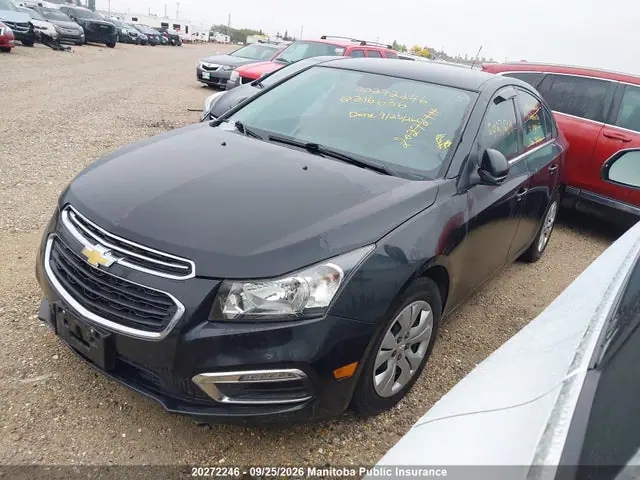 1G1PC5SB2F7216636 — 2015 Chevrolet Cruze LT Turbo, фото 2 с аукциона IAAI 29.09.2026, Повреждения со всех сторон