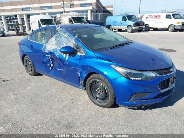 1G1BE5SM6J7202883 — 2018 Chevrolet Cruze LT Turbo, Правый бок (Right Side), фото до ремонта