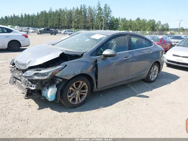 1G1BE5SM6K7138720 — 2019 Chevrolet Cruze LT, фото 2 с аукциона IAAI 30.09.2026, Передняя часть