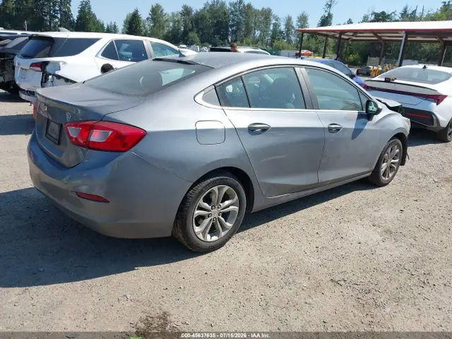 1G1BE5SM6K7138720 — 2019 Chevrolet Cruze LT, фото 4 с аукциона IAAI 30.09.2026, Передняя часть