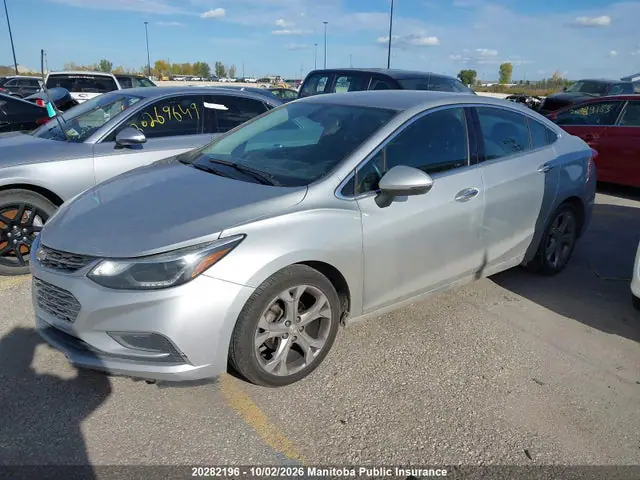 2018 Chevrolet Cruze Premier Turbo VIN 1G1BF5SM8J7156275 фото 2