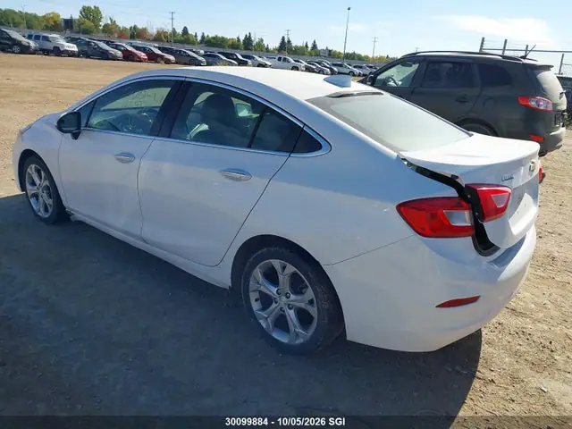 1G1BF5SM2J7157812 — 2018 Chevrolet Cruze Premier, фото 3 с аукциона IAAI 14.10.2026, Задняя часть