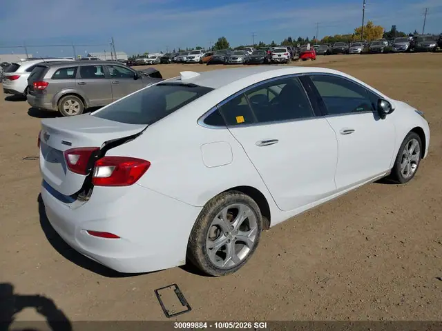 1G1BF5SM2J7157812 — 2018 Chevrolet Cruze Premier, фото 4 с аукциона IAAI 14.10.2026, Задняя часть