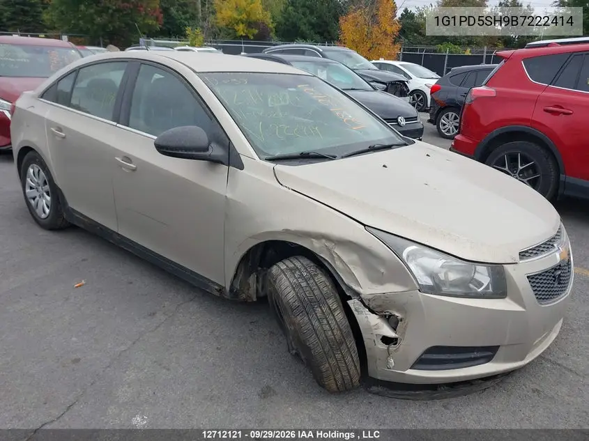 2011 Chevrolet Cruze Ls VIN 1G1PD5SH9B7222414 фото 1