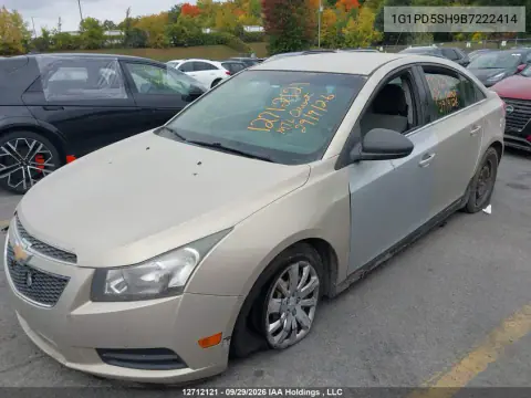2011 Chevrolet Cruze Ls VIN 1G1PD5SH9B7222414 фото 2