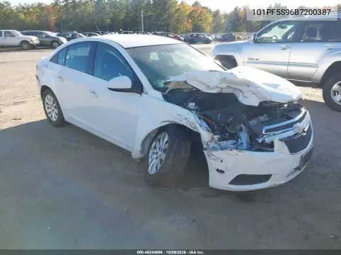 1G1PF5S96B7200387 — 2011 Chevrolet Cruze, Передняя часть, фото до ремонта