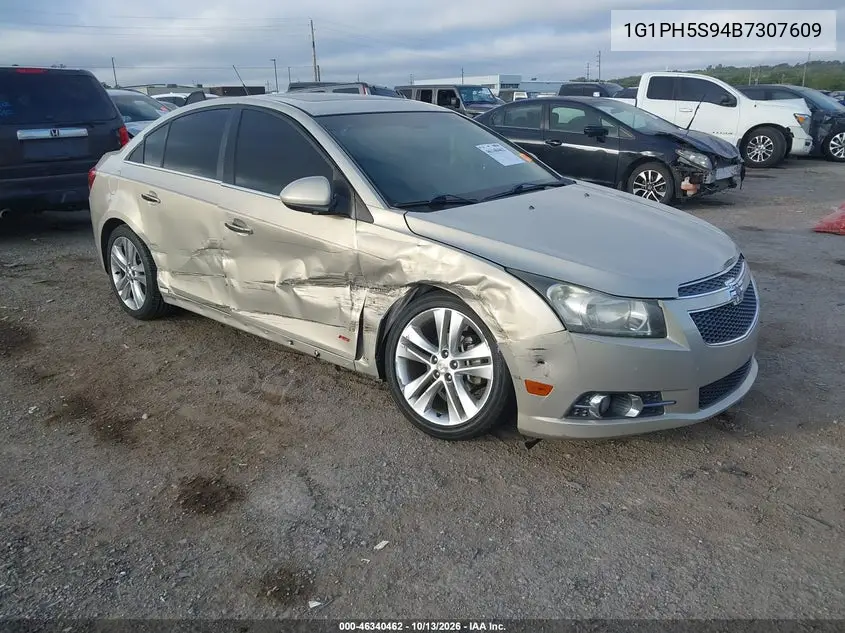 2011 Chevrolet Cruze Ltz VIN 1G1PH5S94B7307609 фото 1