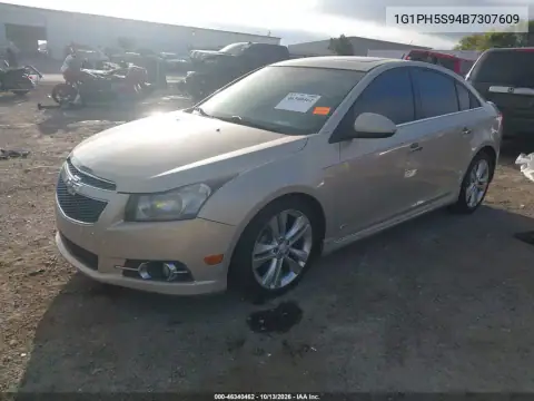 2011 Chevrolet Cruze Ltz VIN 1G1PH5S94B7307609 фото 2