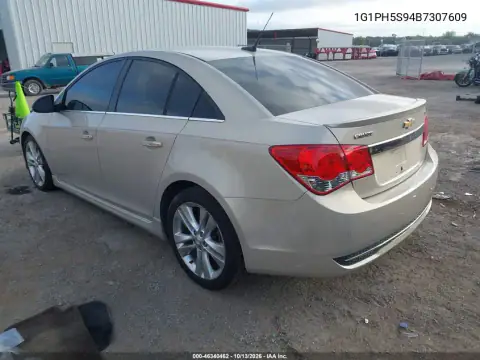 2011 Chevrolet Cruze Ltz VIN 1G1PH5S94B7307609 фото 3