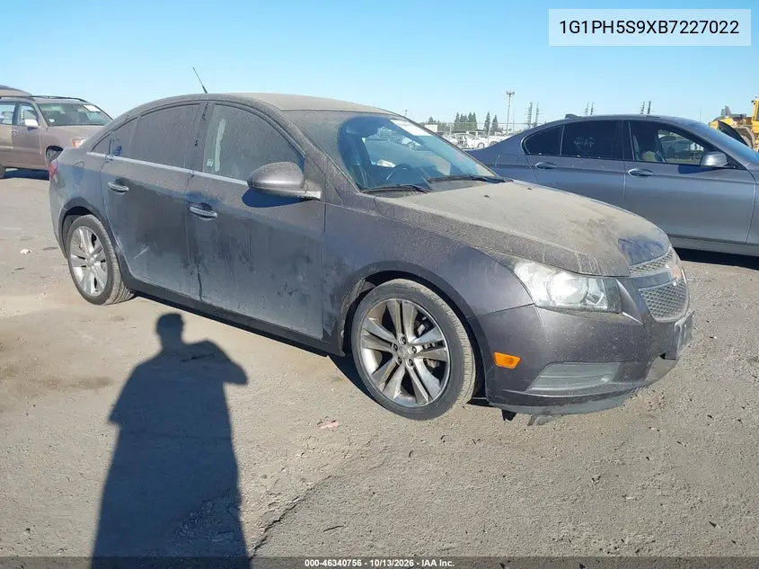 1G1PH5S9XB7227022 — 2011 Chevrolet Cruze, фото 2 с аукциона IAAI 21.10.2026, Естественный износ