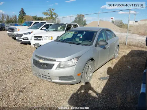 2012 Chevrolet Cruze Ls VIN 1G1PB5SH4C7112958 фото 3