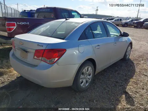 2012 Chevrolet Cruze Ls VIN 1G1PB5SH4C7112958 фото 5