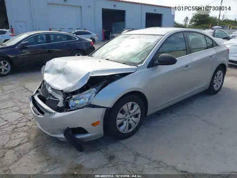 1G1PC5SH1C7308014 — 2012 Chevrolet Cruze, Передняя часть, фото до ремонта