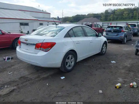 1G1PF5SC0C7407791 — 2012 Chevrolet Cruze, фото 5 с аукциона IAAI, Передняя часть
