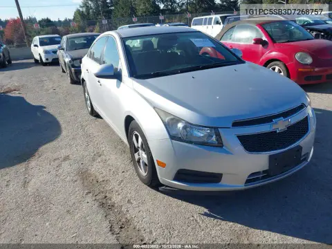 1G1PC5SB3D7268757 — 2013 Chevrolet Cruze, Сзади, фото до ремонта
