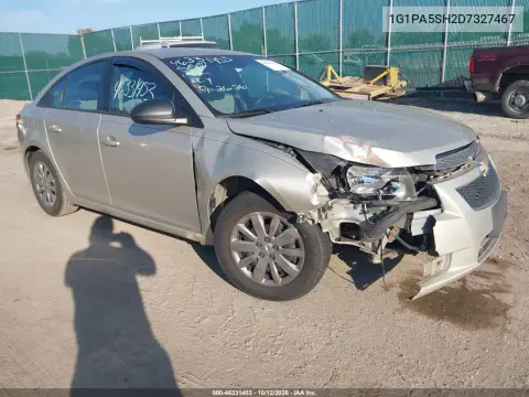 1G1PA5SH2D7327467 — 2013 Chevrolet Cruze, Передняя часть, фото до ремонта