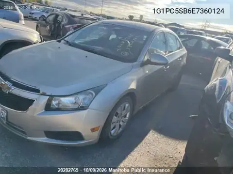 2014 Chevrolet Cruze Lt VIN 1G1PC5SB6E7360124 фото 2