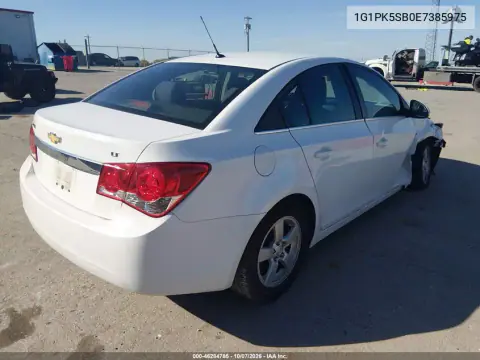 2014 Chevrolet Cruze Lt VIN 1G1PK5SB0E7385975 фото 5