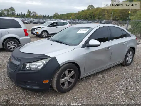 2014 Chevrolet Cruze Lt VIN 1G1PK5SB2E7426462 фото 3