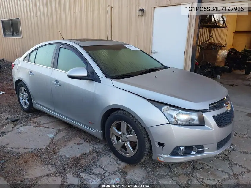 1G1PC5SB4E7197926 — 2014 Chevrolet Cruze, фото 2 с аукциона IAAI, Передняя часть слева
