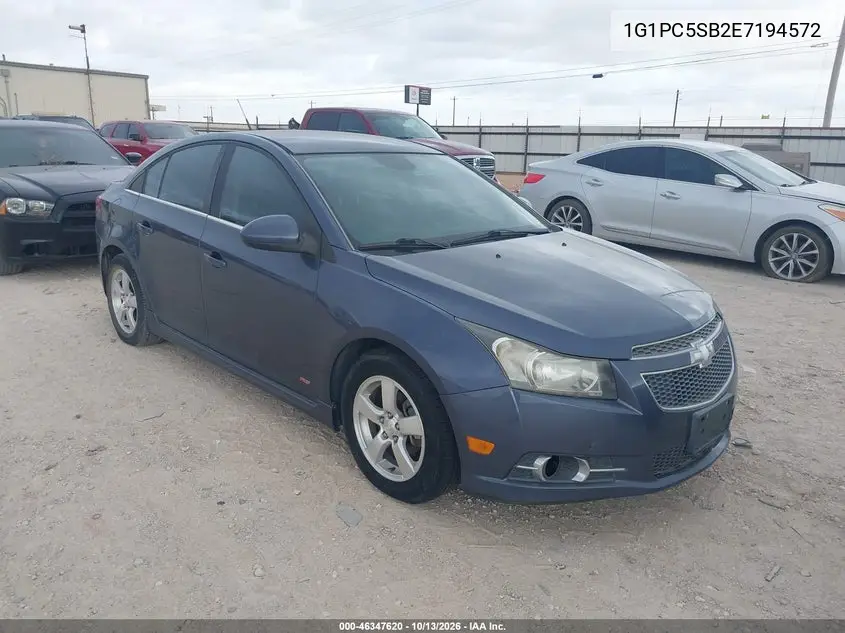 1G1PC5SB2E7194572 — 2014 Chevrolet Cruze, фото 2 с аукциона IAAI 15.10.2026, Возвращение во владение