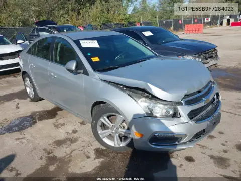1G1PE5SB9F7284023 — 2015 Chevrolet Cruze, Передняя часть, фото до ремонта