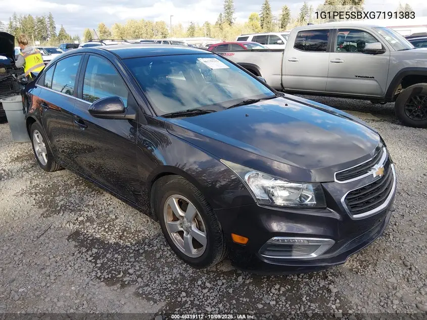 2016 Chevrolet Cruze Limited 1Lt Auto VIN 1G1PE5SBXG7191383 фото 2