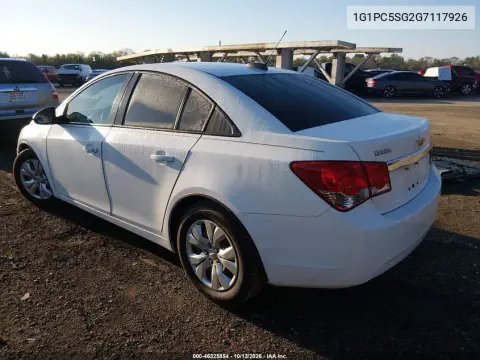 1G1PC5SG2G7117926 — 2016 Chevrolet Cruze, Повреждения со всех сторон, фото до ремонта