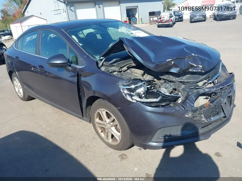 1G1BE5SM9G7317891 — 2016 Chevrolet Cruze, фото 2 с аукциона IAAI, Передняя часть