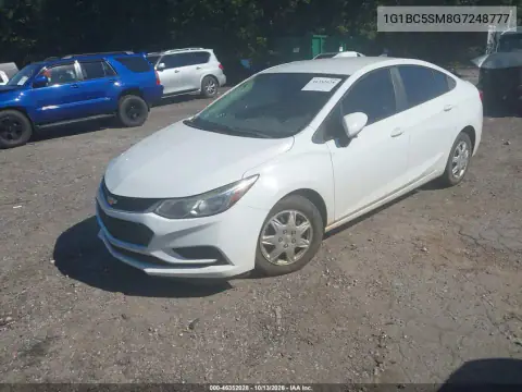1G1BC5SM8G7248777 — 2016 Chevrolet Cruze, фото 2 с аукциона IAAI, Передняя часть