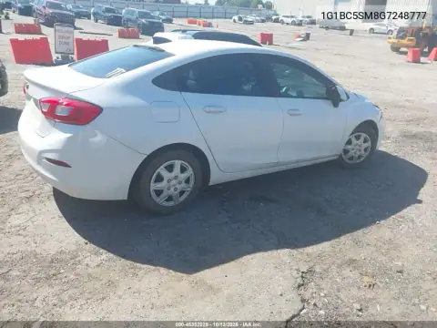 1G1BC5SM8G7248777 — 2016 Chevrolet Cruze, фото 4 с аукциона IAAI, Передняя часть