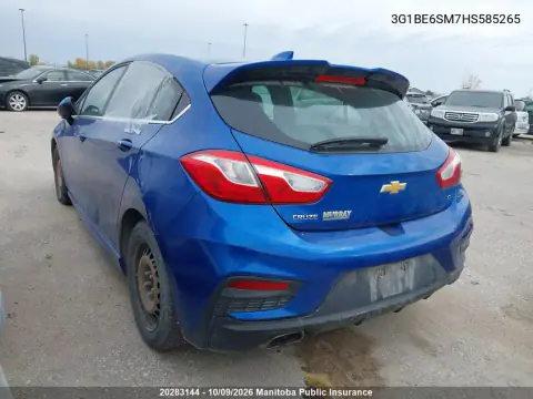 2017 Chevrolet Cruze Lt VIN 3G1BE6SM7HS585265 фото 4