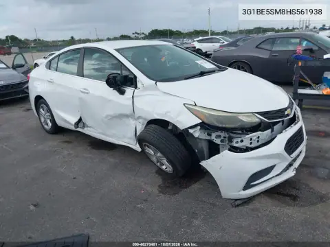 3G1BE5SM8HS561938 — 2017 Chevrolet Cruze, Передний левый, фото до ремонта