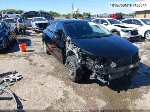 1G1BC5SM1H7128644 — 2017 Chevrolet Cruze, Передняя часть, фото до ремонта