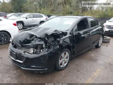 1G1BC5SM6H7196499 — 2017 Chevrolet Cruze, фото 3 с аукциона IAAI, Левый бок