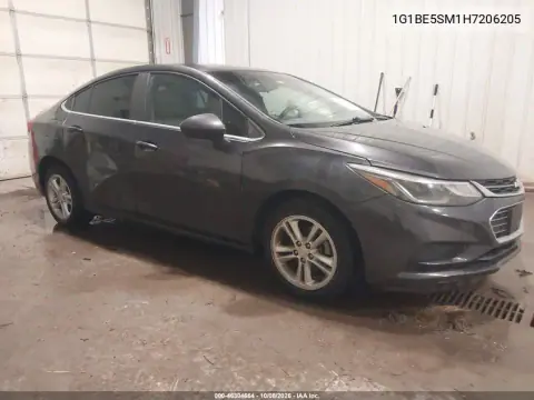 2017 Chevrolet Cruze Lt Auto VIN 1G1BE5SM1H7206205 фото 2