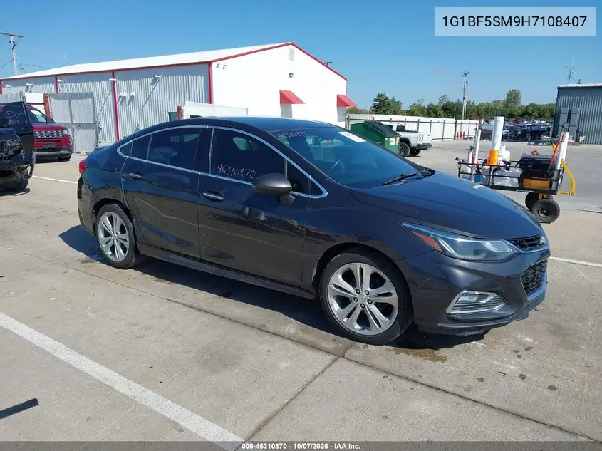 2017 Chevrolet Cruze Premier Auto VIN 1G1BF5SM9H7108407 фото 2