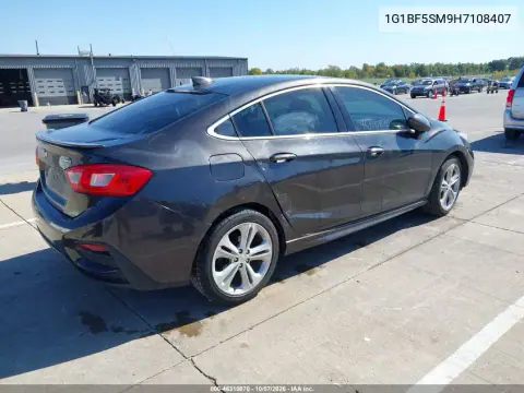 2017 Chevrolet Cruze Premier Auto VIN 1G1BF5SM9H7108407 фото 5
