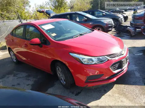2017 Chevrolet Cruze Ls Auto VIN 3G1BC5SM6HS521637 фото 2